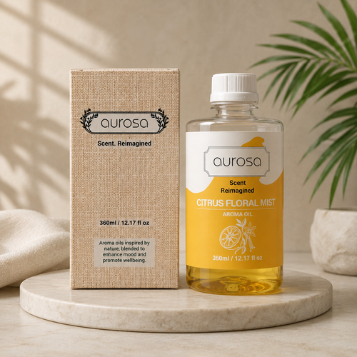 Aurosa Citrus Floral Mist Aroma Oil 360ml bottle