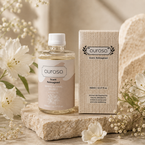 Aurosa Citrus Floral Mist premium aroma oil 360ml bottle